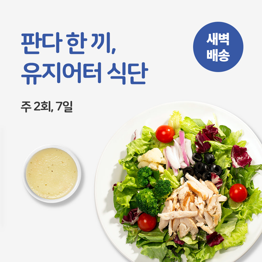 샐러드판다[새벽배송] 판다 한 끼 유지어터 식단 (2,4주)
